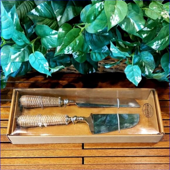 PORTOFINO HOME Party Serving Set  - Dessert/Salad/Cocktail/Spreaders - NIB - Picture 3 of 11